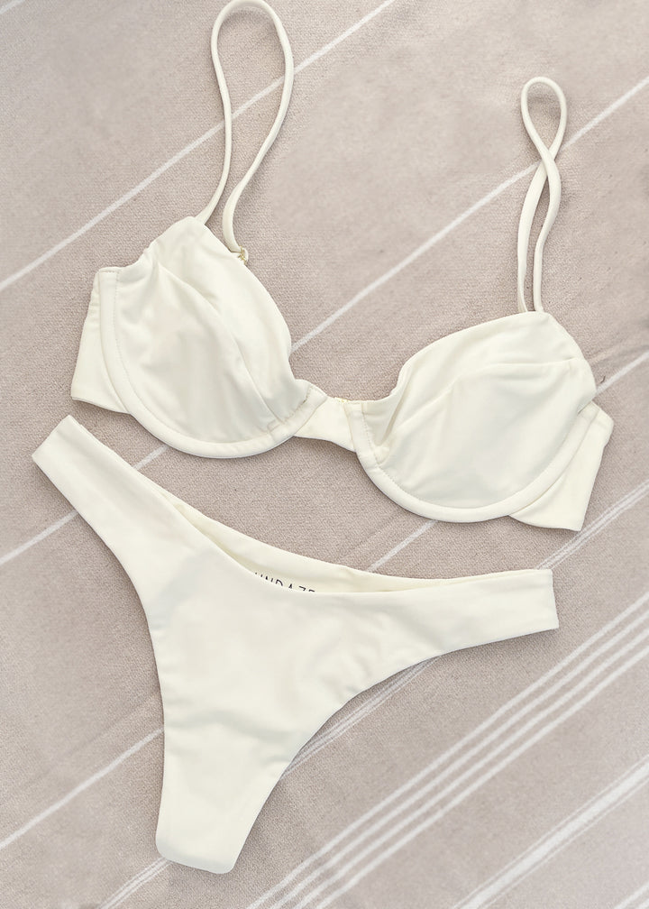 Sundaze Bikinis Cream underwire sustainable bikini top