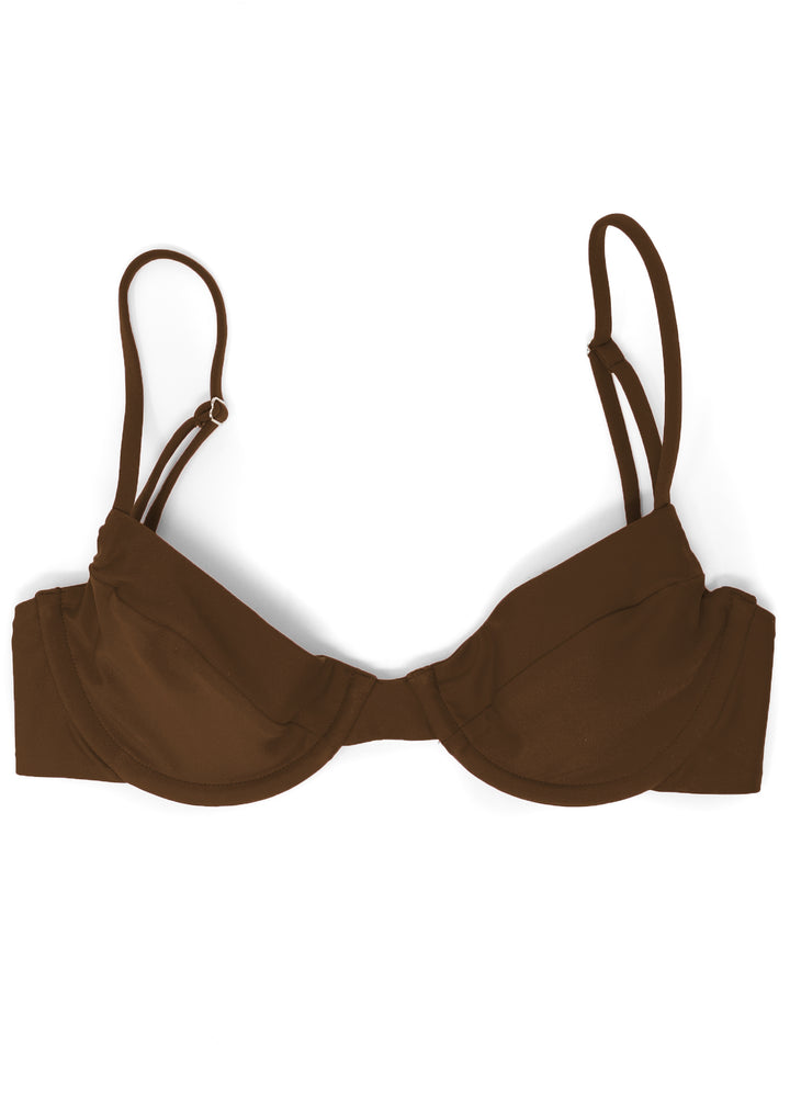 Brown Oahu Hawaii Honolulu Sundazed Bikini top