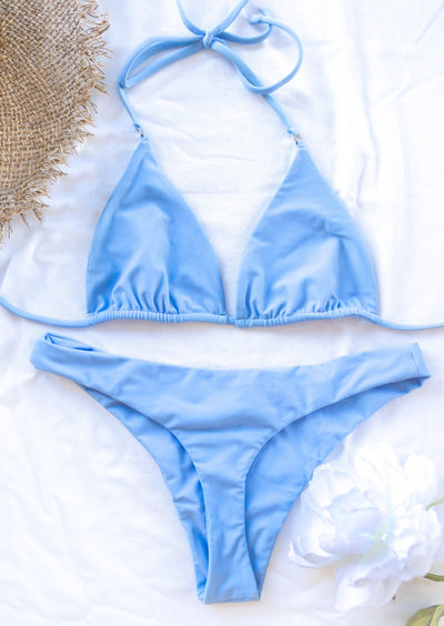Sustainable Blue Hawaii Brand Bikini Bottom