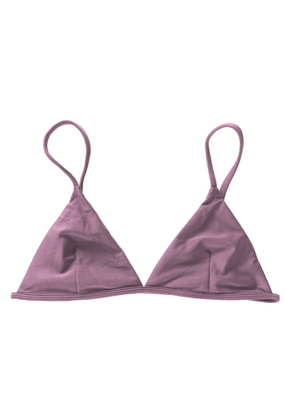 Hawaii Purple Ube Sustainable Triangle Bikini Top