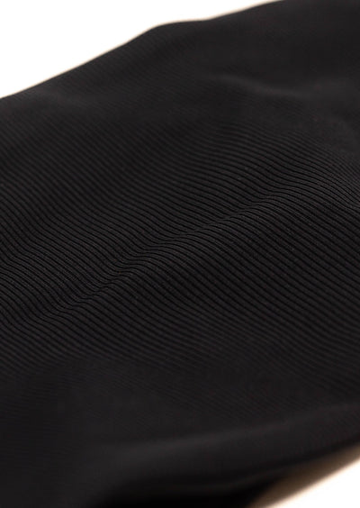 Eco-Friendly recycled plastic black swimwear fabric