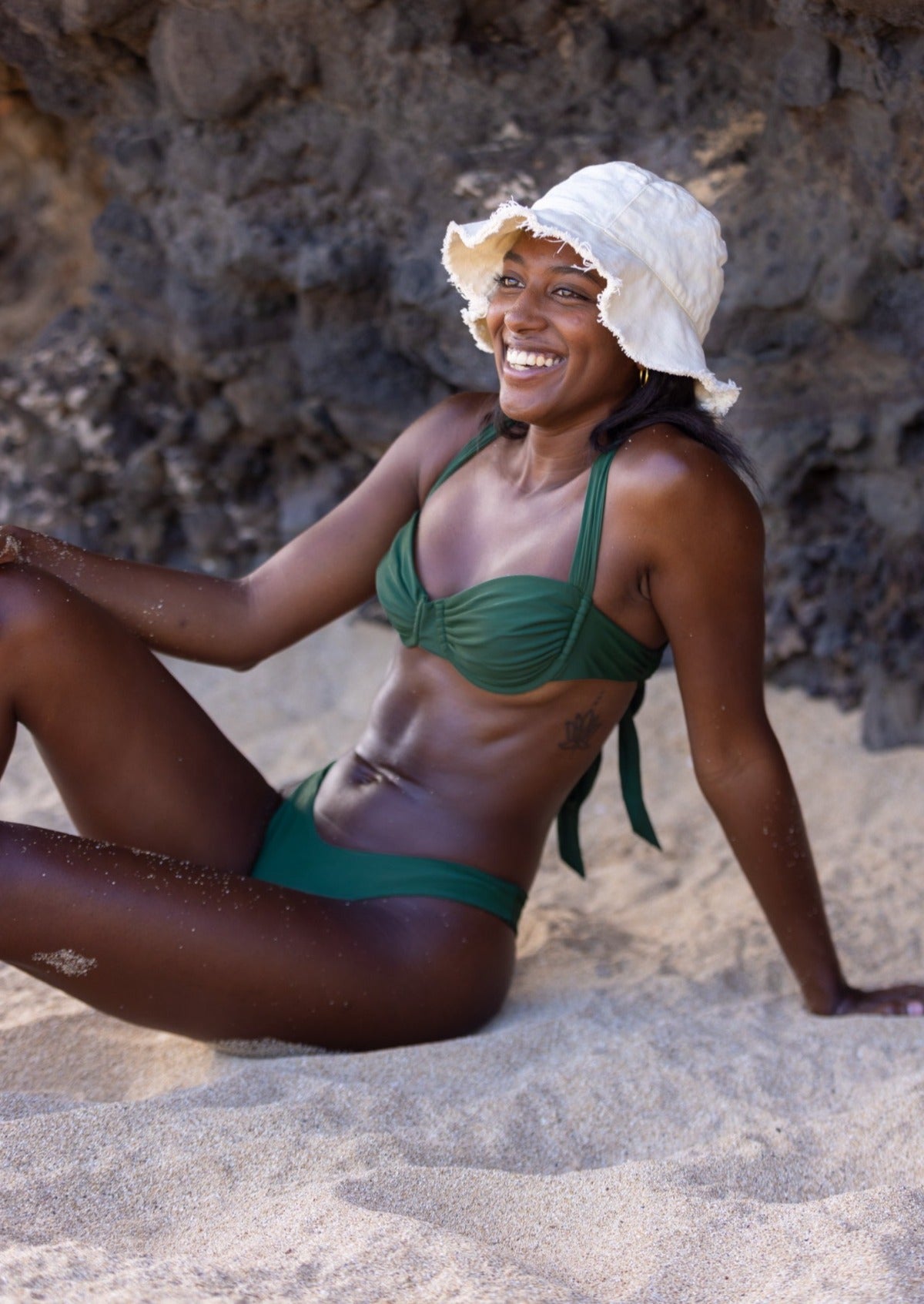 Shop sustainable green bikini set in Hawaii