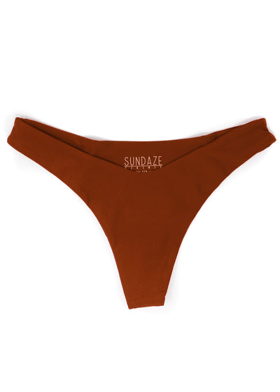 Burnt Orange Hawaii Bikini Bottom