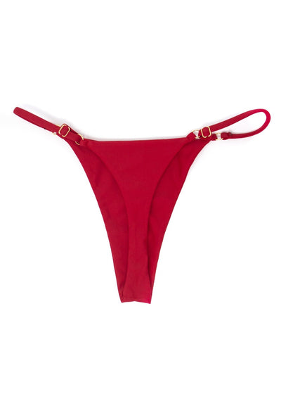 Red String bikini bottom