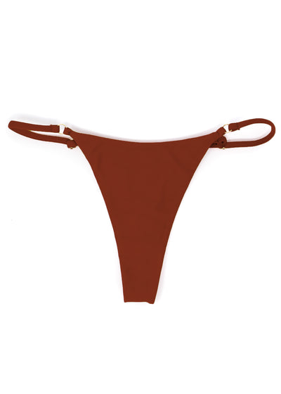 Skimpy Sustainable Hawaii Bikini Bottom in Terracotta