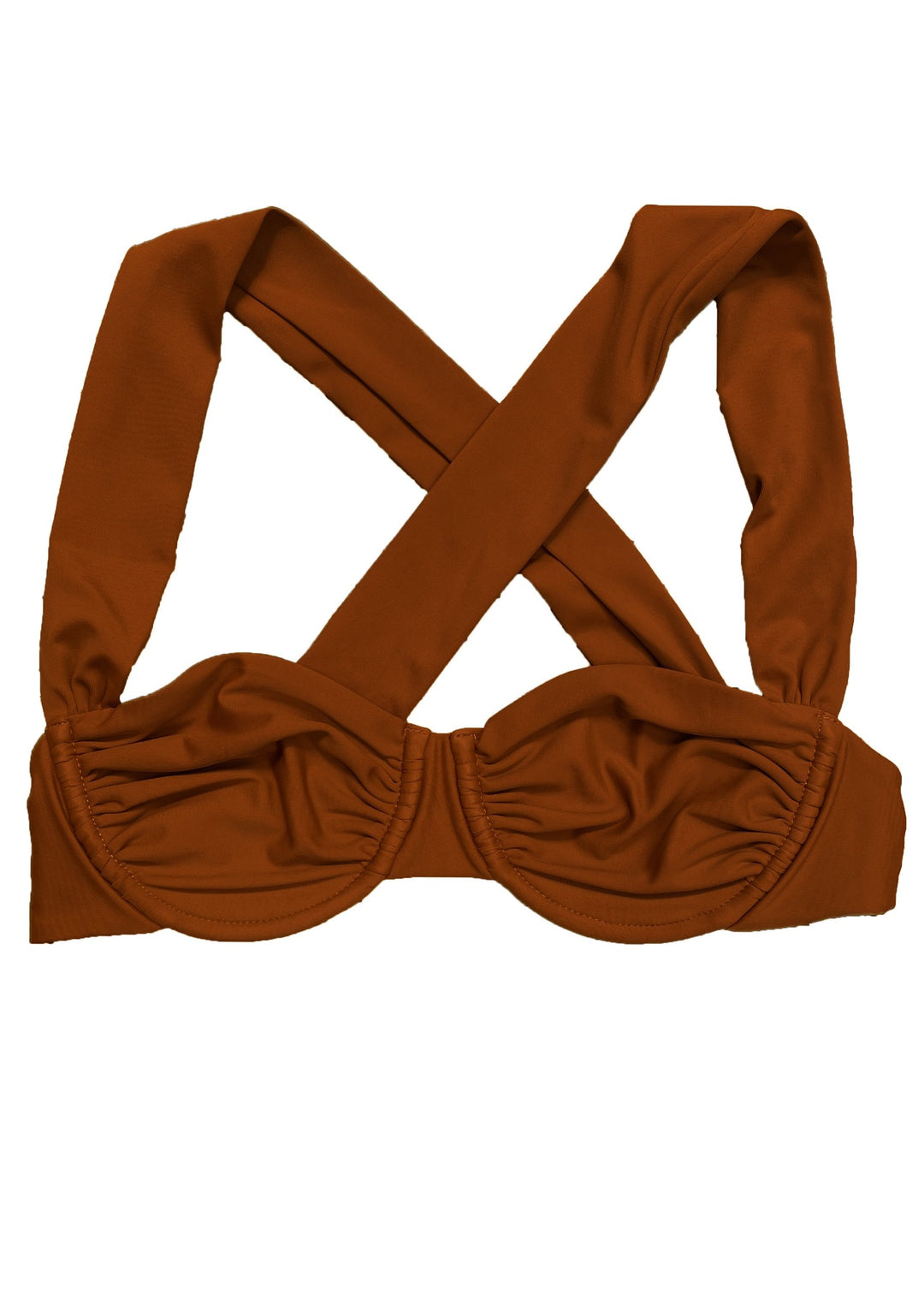 Underwire Terracotta Bikini Top